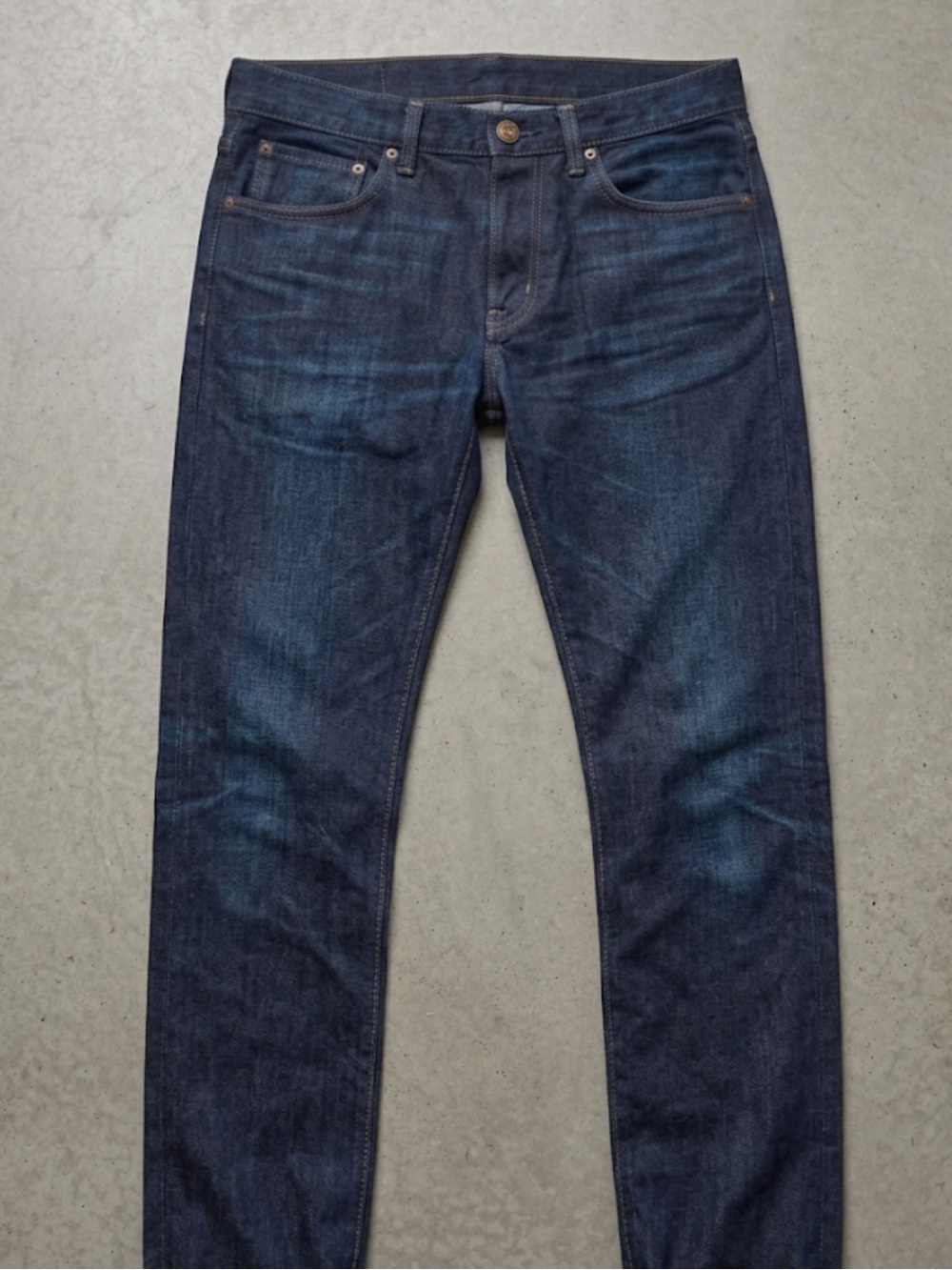Men's Dark Indigo sand Copenhagen  Straight Jeans - Blue